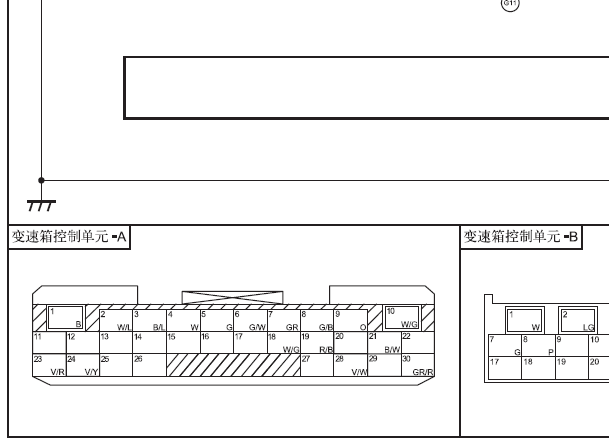 奔腾B50变速箱针脚