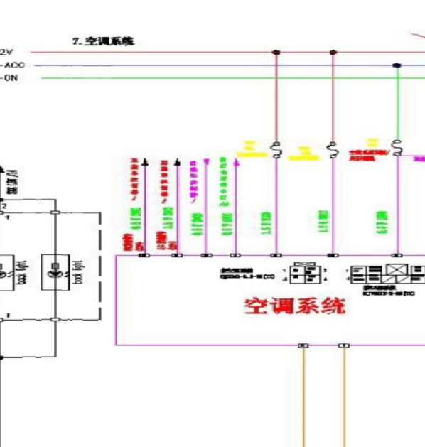 2014年吉利知豆空调电路图