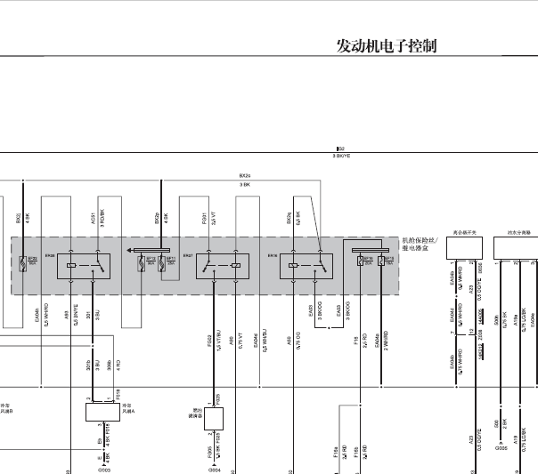 江铃JX493ZLQ4发动机电路图