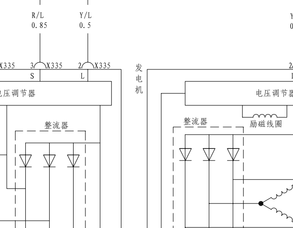 2010年比亚迪F6发电机电路图
