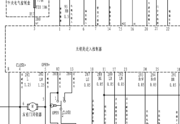 2011年众泰Z200HB智能钥匙电路图