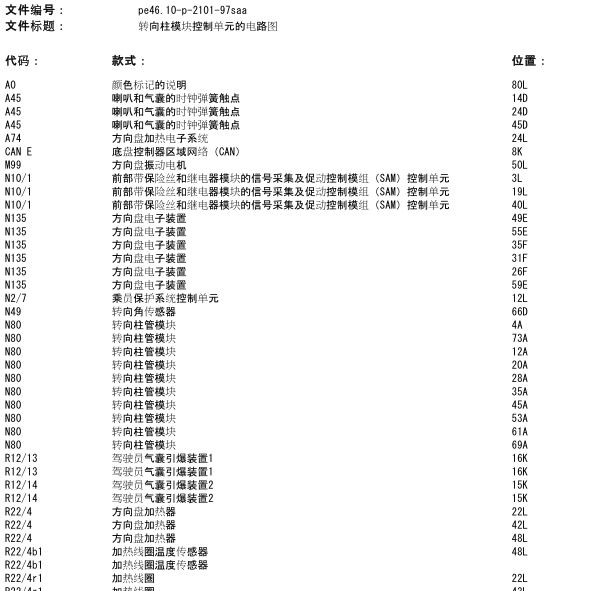 2009年奔驰S350 助力泵线路图