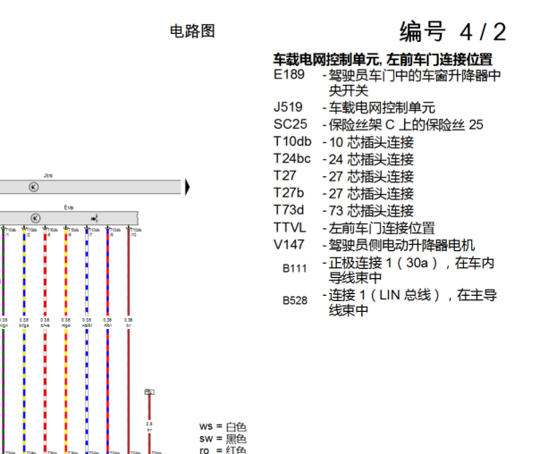 2019年大众宝来便捷系统电路图