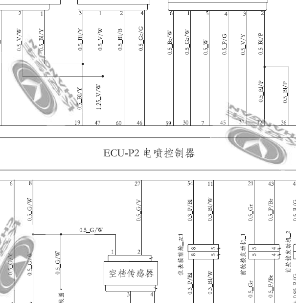 18年长安睿骋CC发动机线路图