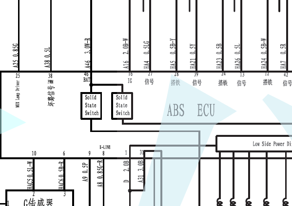 黑金刚ABS系统电路