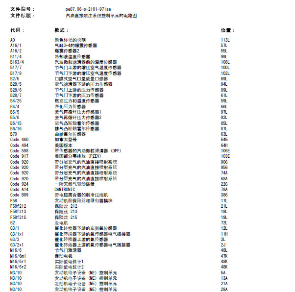 18年奔驰B200发动机线路图