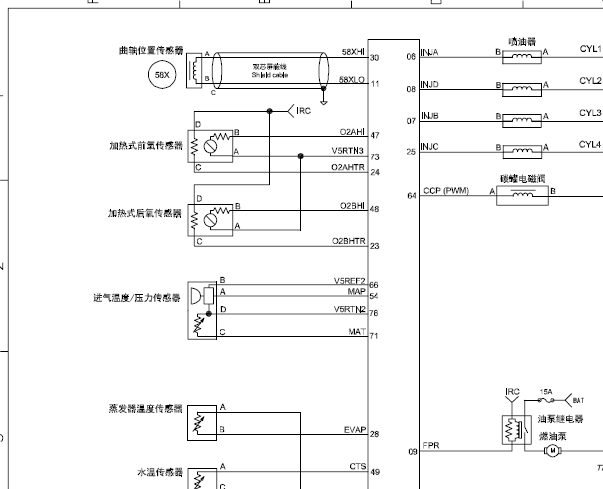 DK15发动机电路图