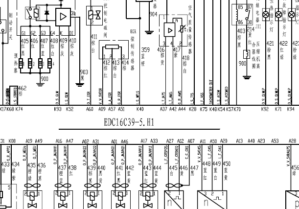 长城GW25TCI发动机线路图
