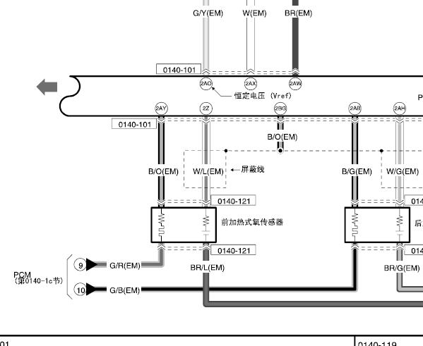 马自达3Z6发动机电路图