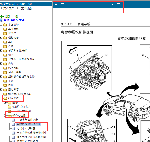 2005年凯迪拉克CTS保险丝盒的位置