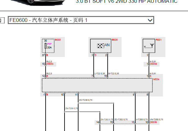2014-2017年玛莎拉蒂吉博力音响电路图