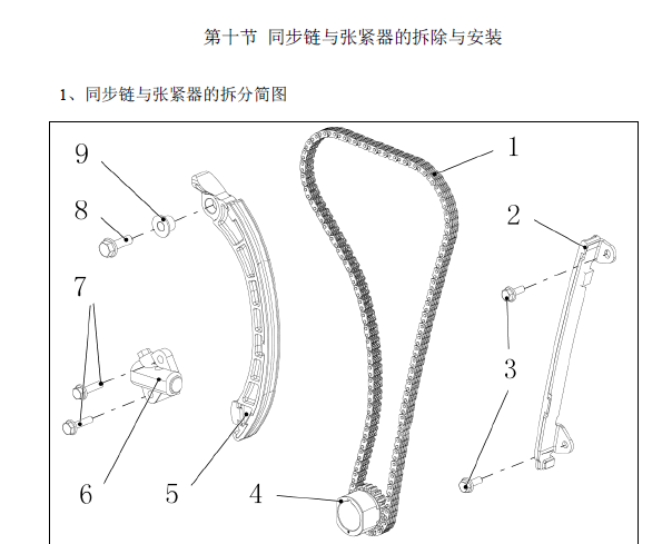 北汽威旺DAM15DL 发动机正时