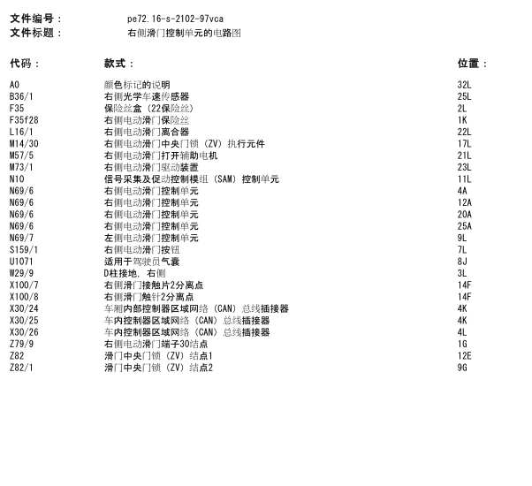 14年奔驰威霆中门电路图