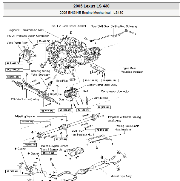2005年雷克萨斯LS430发动机维修手册