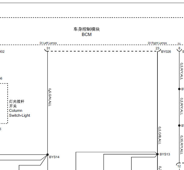 18年名爵zs车身控制线路图