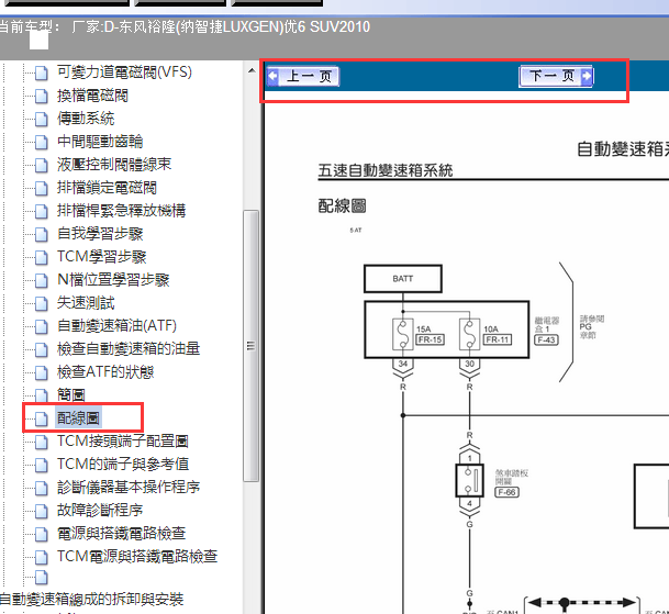 2010年纳智捷优6变速箱资料