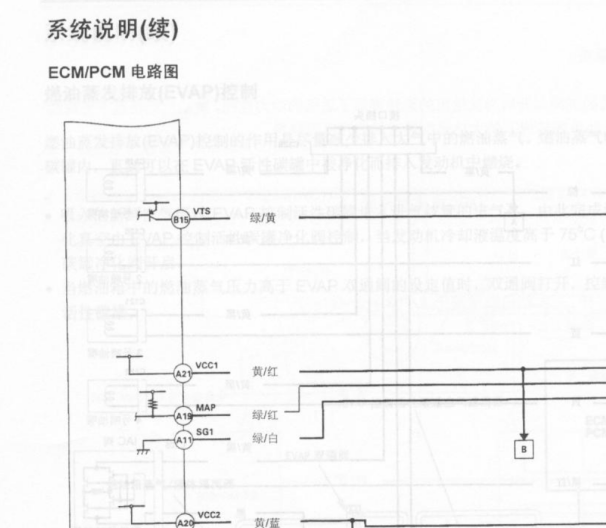 本田时韵K20A1发动机电路图