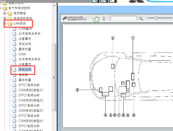 2011-2012年日产骐达通讯模块安装位置