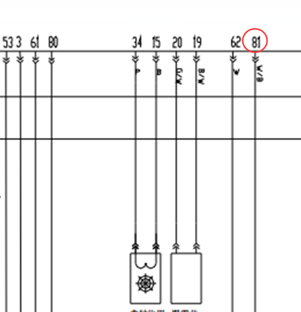 大乌龟81针脚发动机线路图