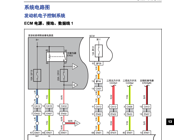4A91S发动机电路图