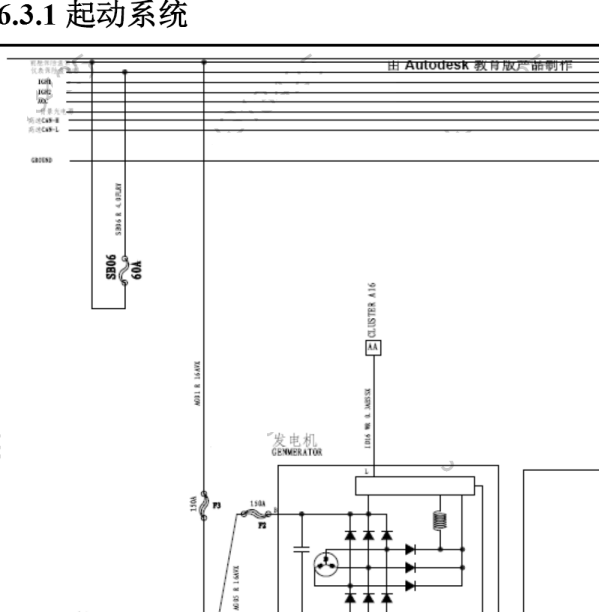 2016年长安CS75起动机电路图