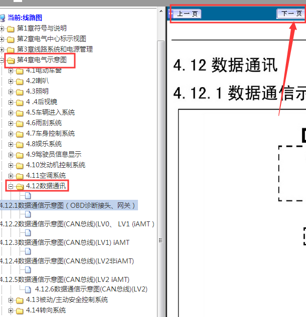 2017年宝骏510网关通讯线路图