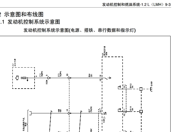 五菱宏光LMH发动机电路图