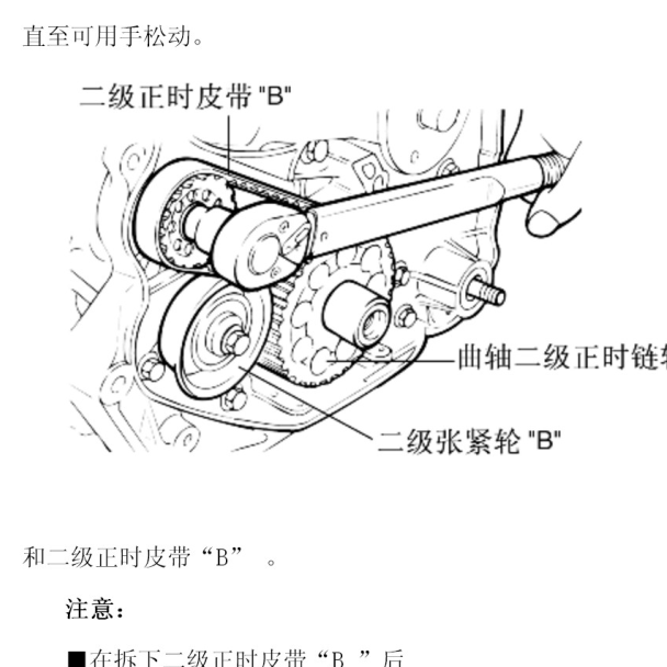 江淮瑞风HFC4GA3-C发动机正时