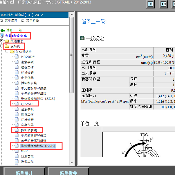 2012-2013年奇骏发动机扭矩