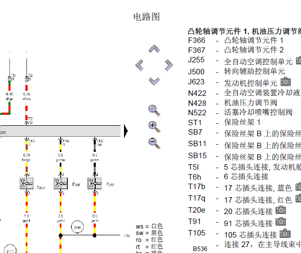 奥迪CUJ发动机电路图