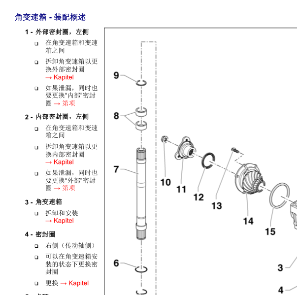 2016你那途观角变速箱分解图