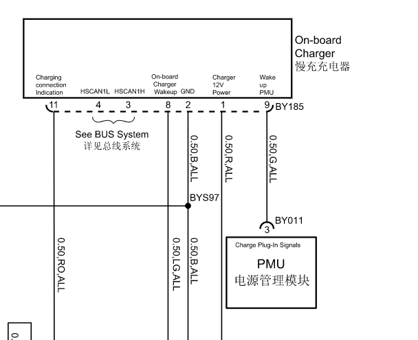 2012年荣威E50慢充电路图