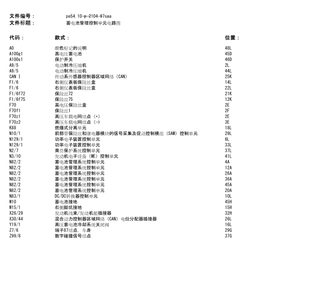 11年奔驰S400蓄电池管理线路图