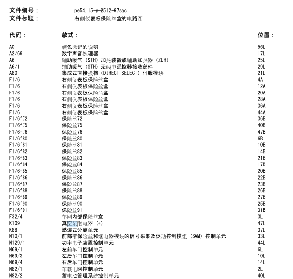 12年奔驰S350空气泵继电器线路图