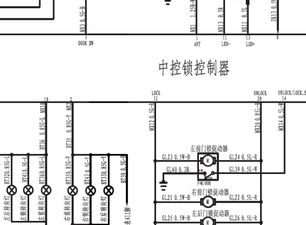 猎豹黑金刚中控电路图