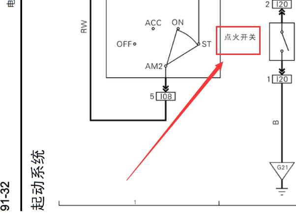 2013年力帆530点火开关电路图