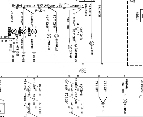 16年风行S500  ABS电路图