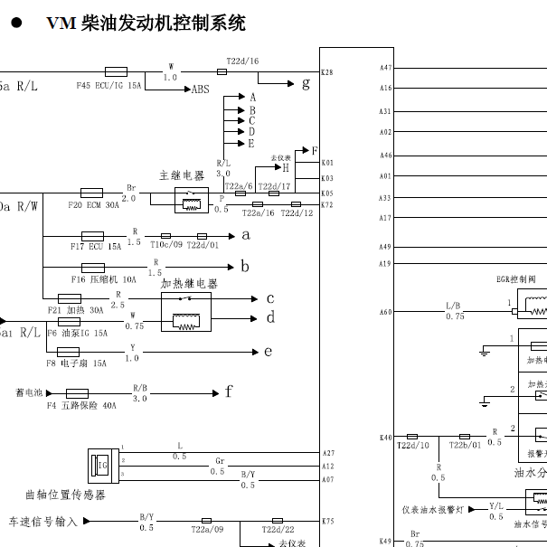 JE493ZLQ4CB发动机电路图