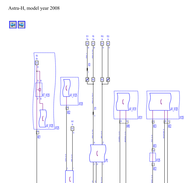 2008年欧宝雅特仪表线路图