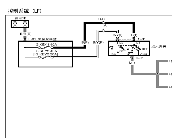 马自达LF发动机电路图