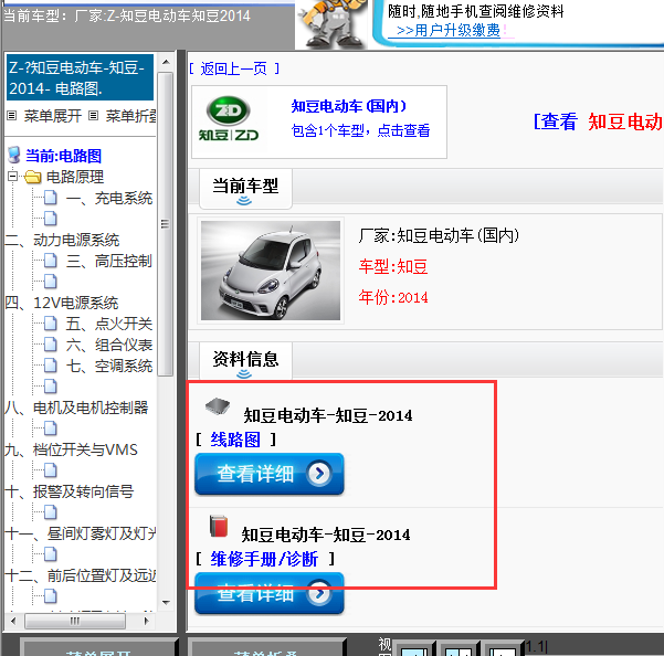 2014年知豆全车电路图