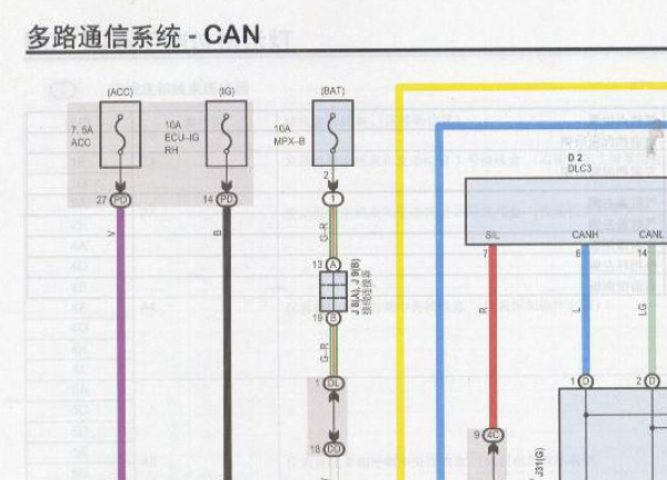 2006年丰田皇冠门锁和网关资料