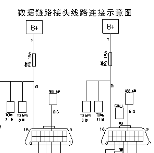 风光370数据通讯电路图