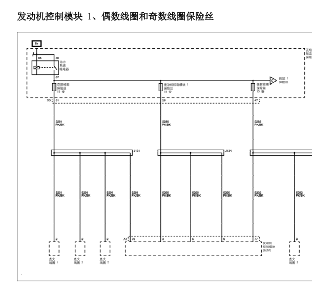 2009年昂科雷保险丝电路图