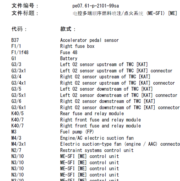 2004年奔驰S350发动机电路图.
