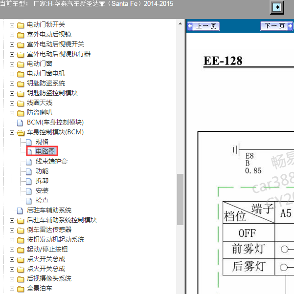 2015年华泰圣达菲电路图