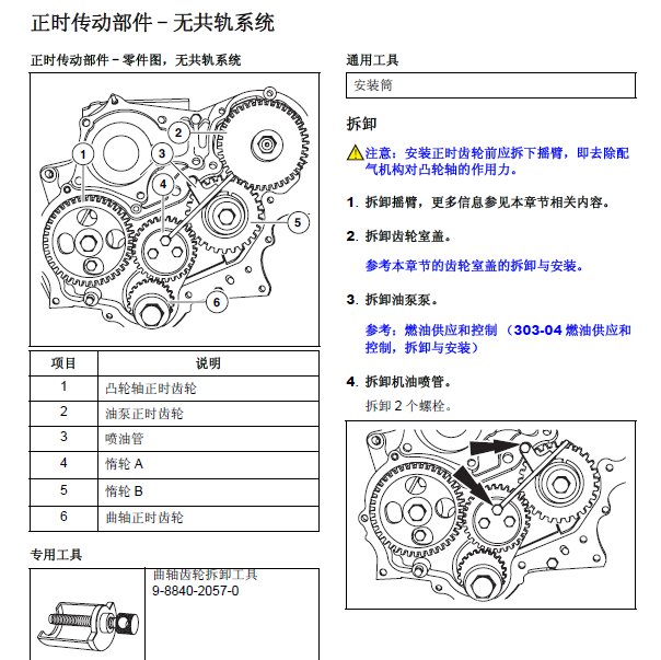 江铃轻卡2.8发动机正时.