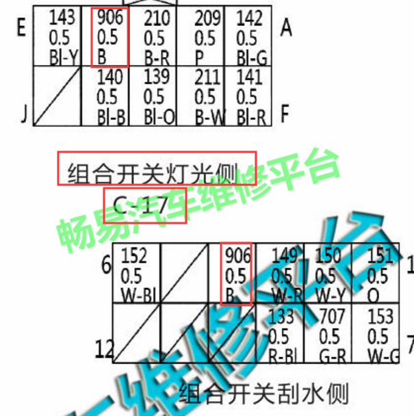 2017年猎豹CS10  906 B 搭铁线