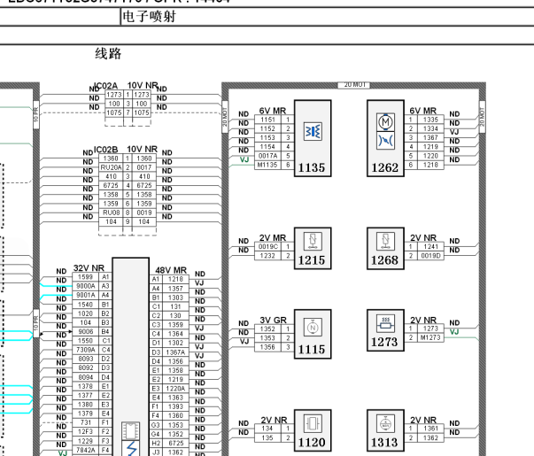 2016年NFP发动机电路图