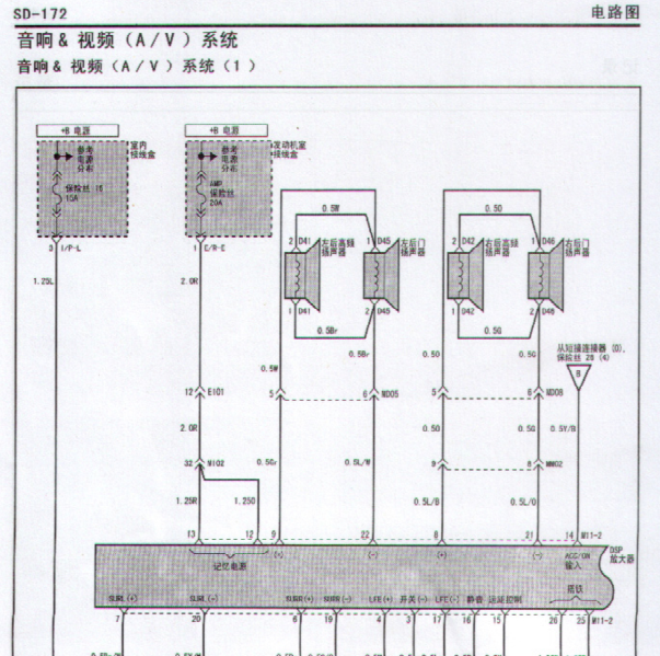 2004年雅科仕音响电路图